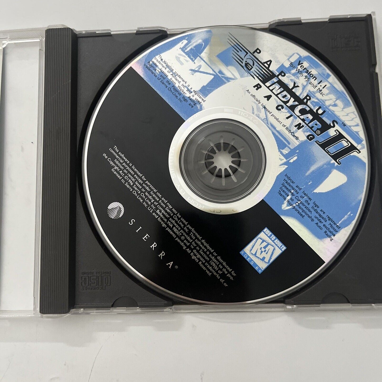 IndyCar Racing II Papyrus PC CD-ROM 1996