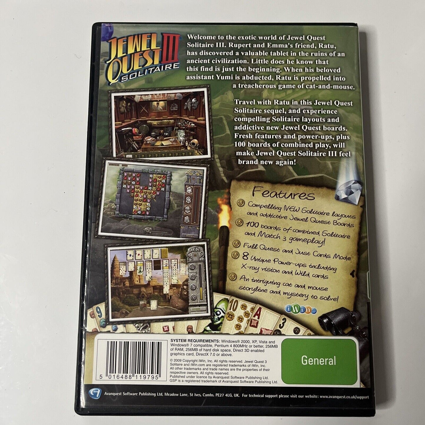 Jewel Quest III Solitaire - PC Windows Game