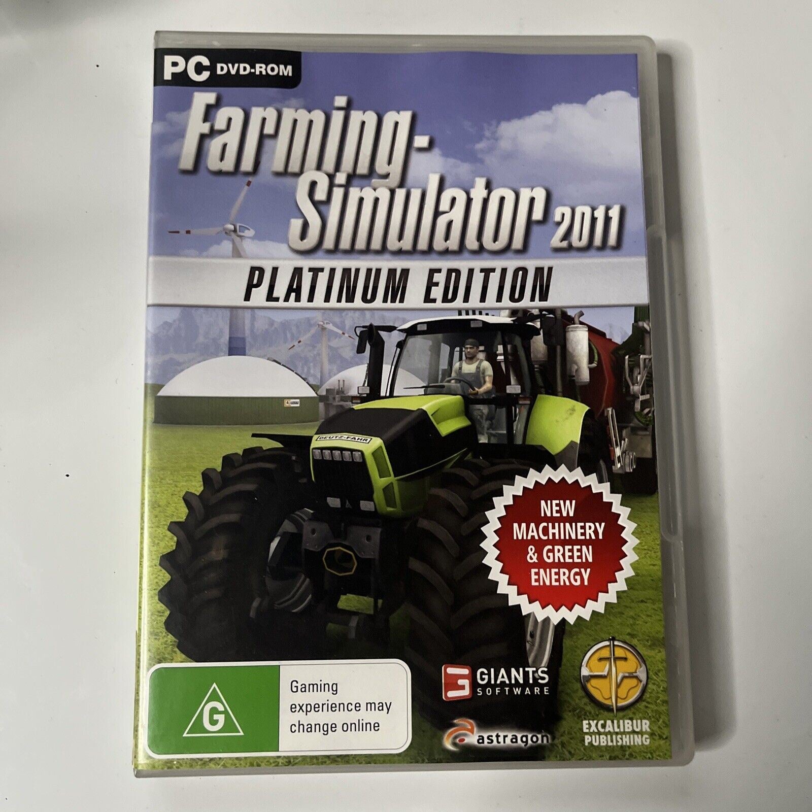 Farming Simulator 2011 Platinum Edition Pc Dvd Rom Retro Unit 1962