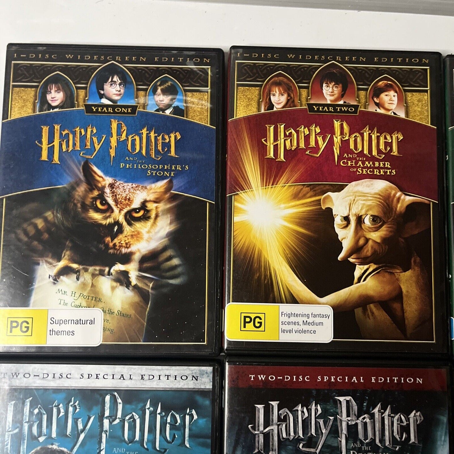 Harry Potter Movie Set 1-8 (DVD, 2011, 11-Disc) Region 4