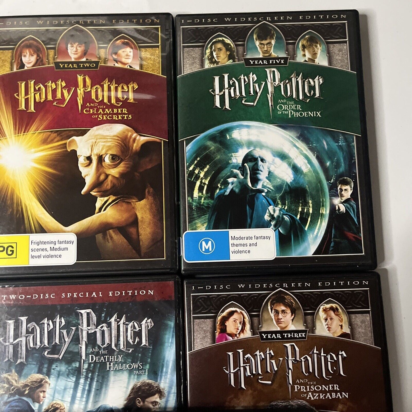 Harry Potter Movie Set 1-8 (DVD, 2011, 11-Disc) Region 4