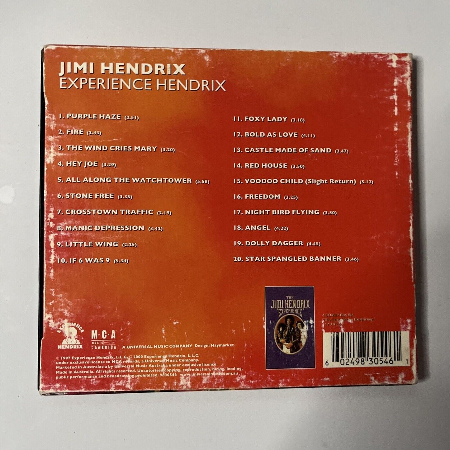 Jimi Hendrix - Experience Hendrix: The Best of Jimi Hendrix (CD, 2005)