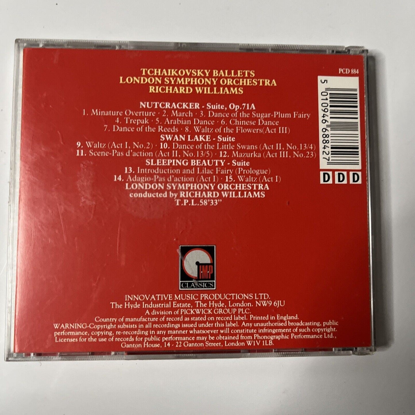 London Symphony Orchestra - Tchaikovsky Ballets (CD, 1988)