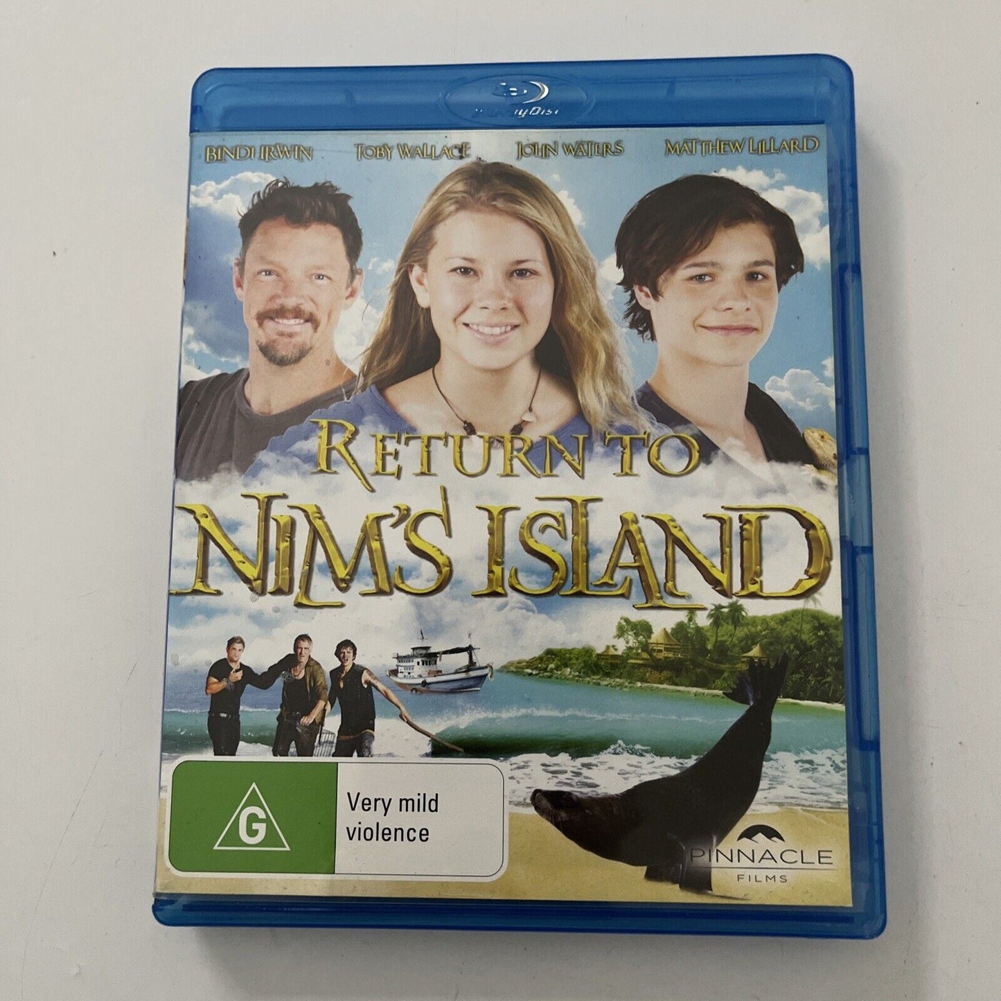 Return To Nim's Island (Blu-ray, 2013) 	Matthew Lillard, Bindi Irwin, Region B