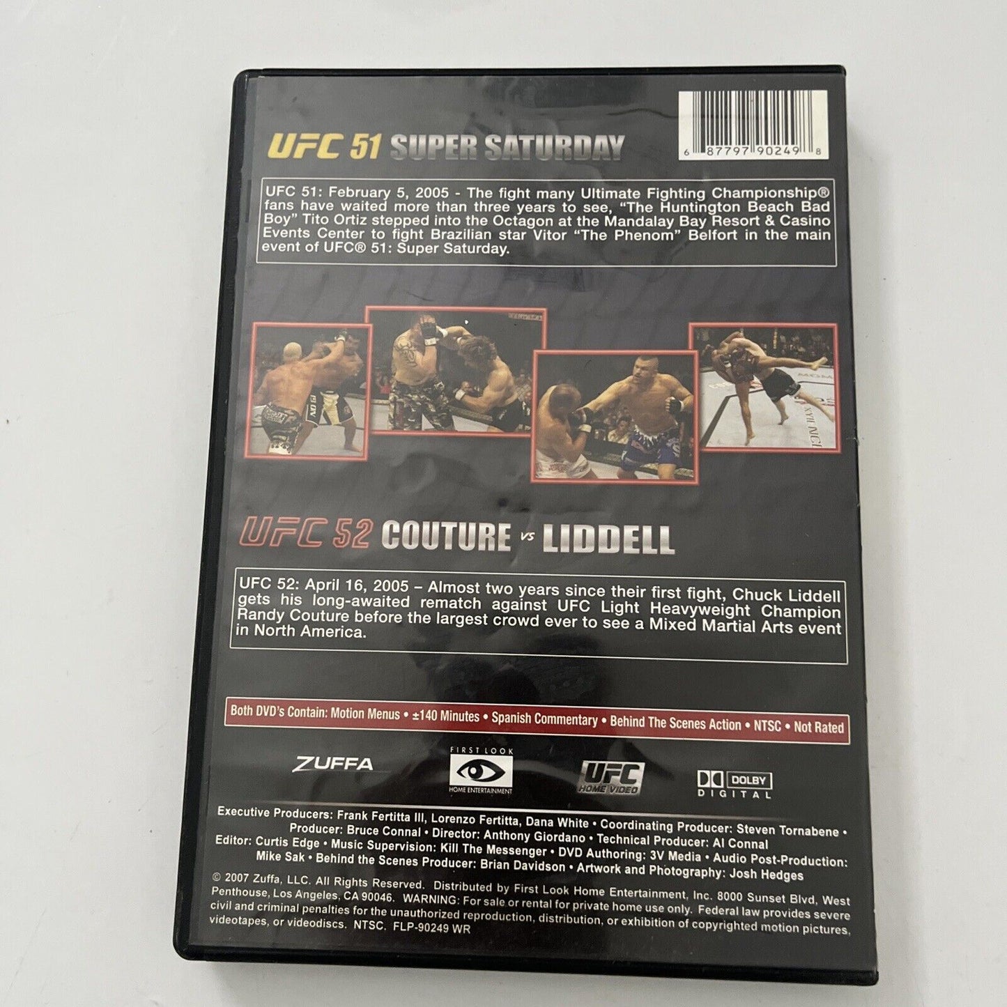 UFC 51 Super Saturday / UFC 52 Couture vs Liddell DVD All Regions