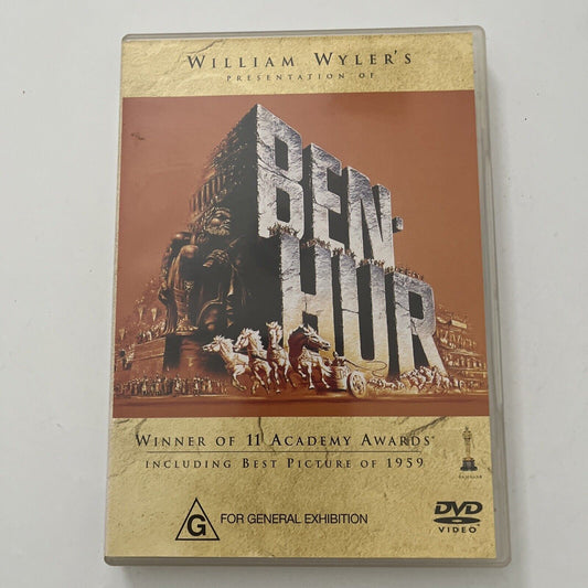 Ben Hur (DVD, 1959) Charlton Heston, Jack Hawkins, Stephen Boyd NEW Region 4