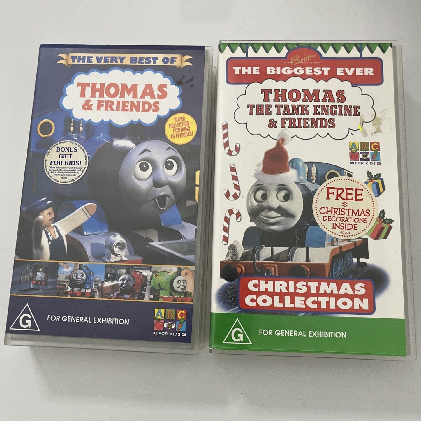 Thomas & Friends: The Very Best of / Christmas Collection (VHS) PAL