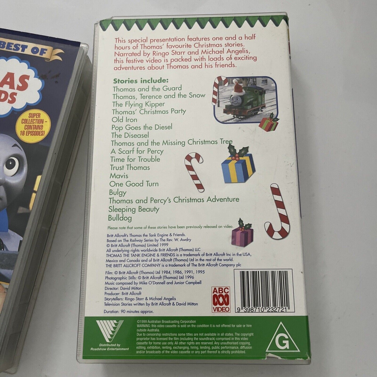 Thomas & Friends: The Very Best of / Christmas Collection (VHS) PAL