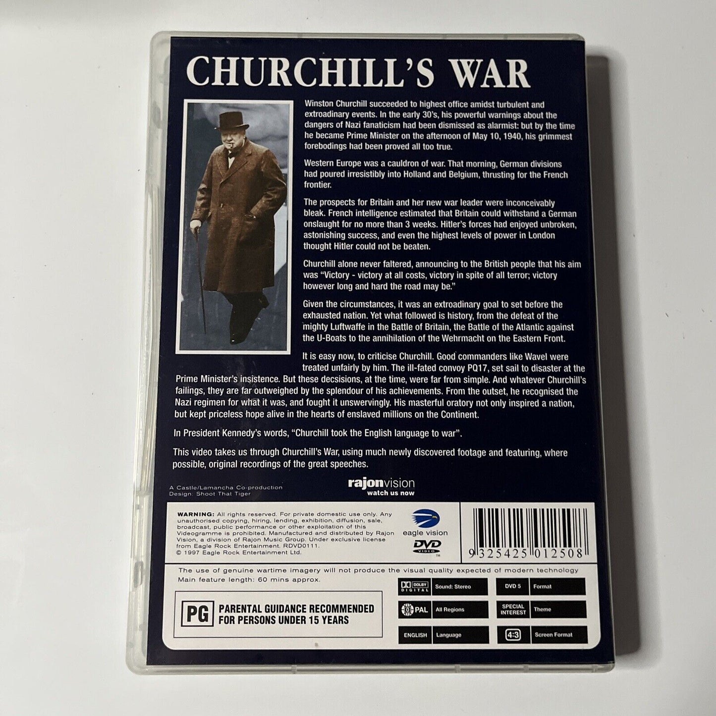 The War File - Churchill's War (DVD, 1997) All Regions