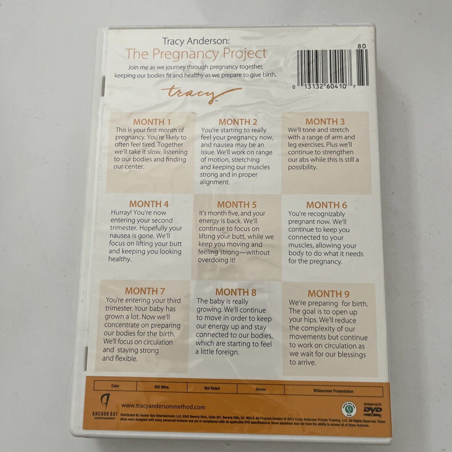 Tracy Anderson: The Pregnancy Project (DVD, 2012, 9-Disc) All Regions