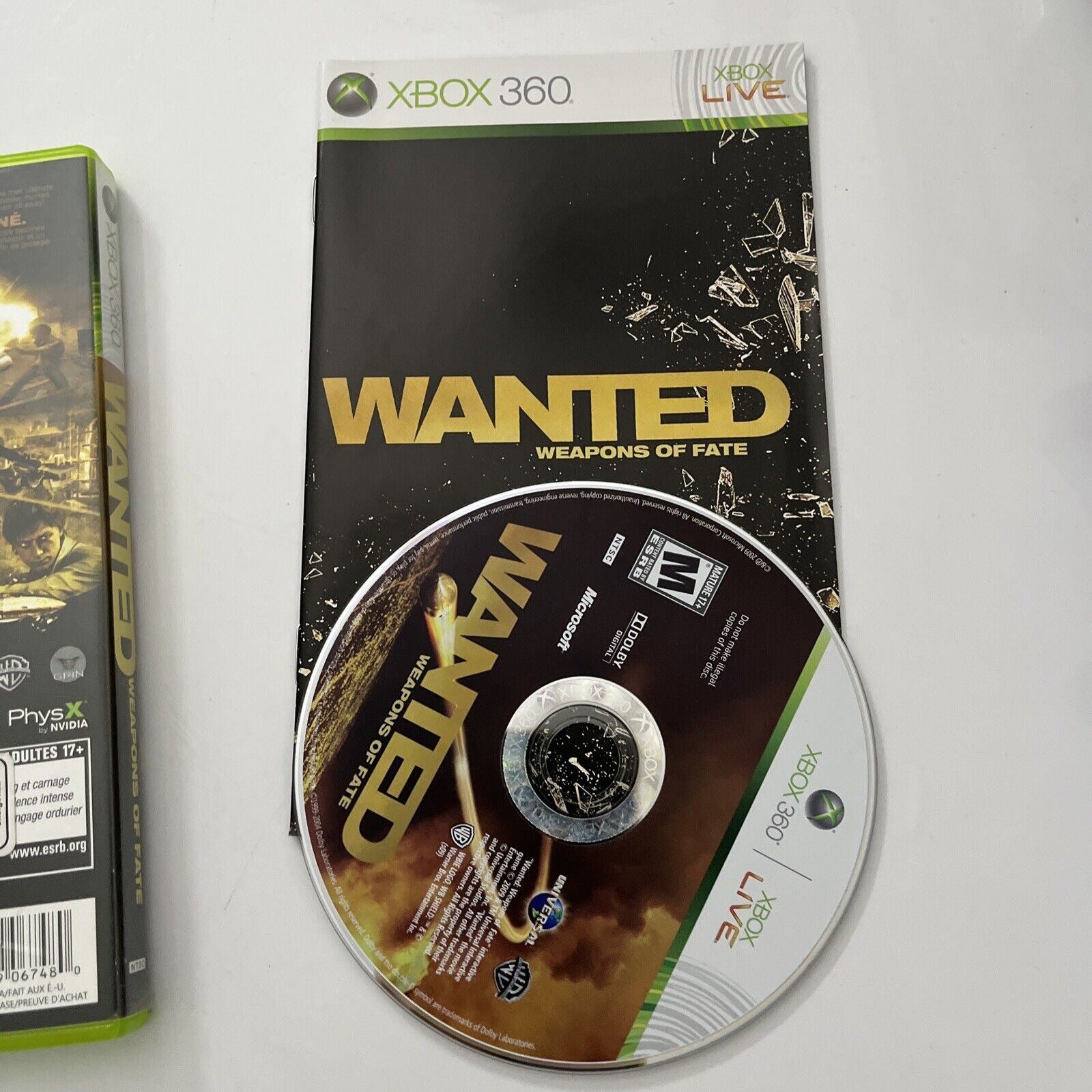 Wanted weapons of hot sale fate xbox 360