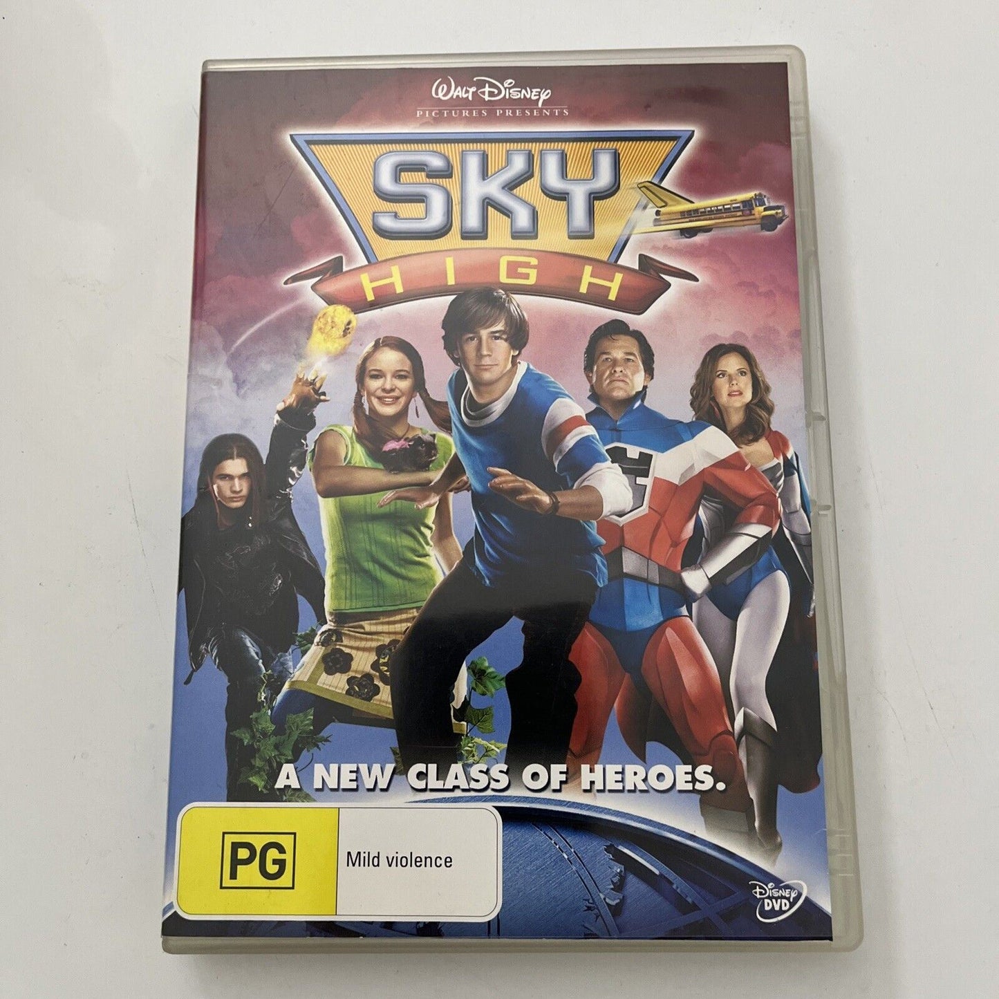 Sky High (DVD, 2005) Kurt Russell, Michael Angarano, Kelly Preston NEW Region 4