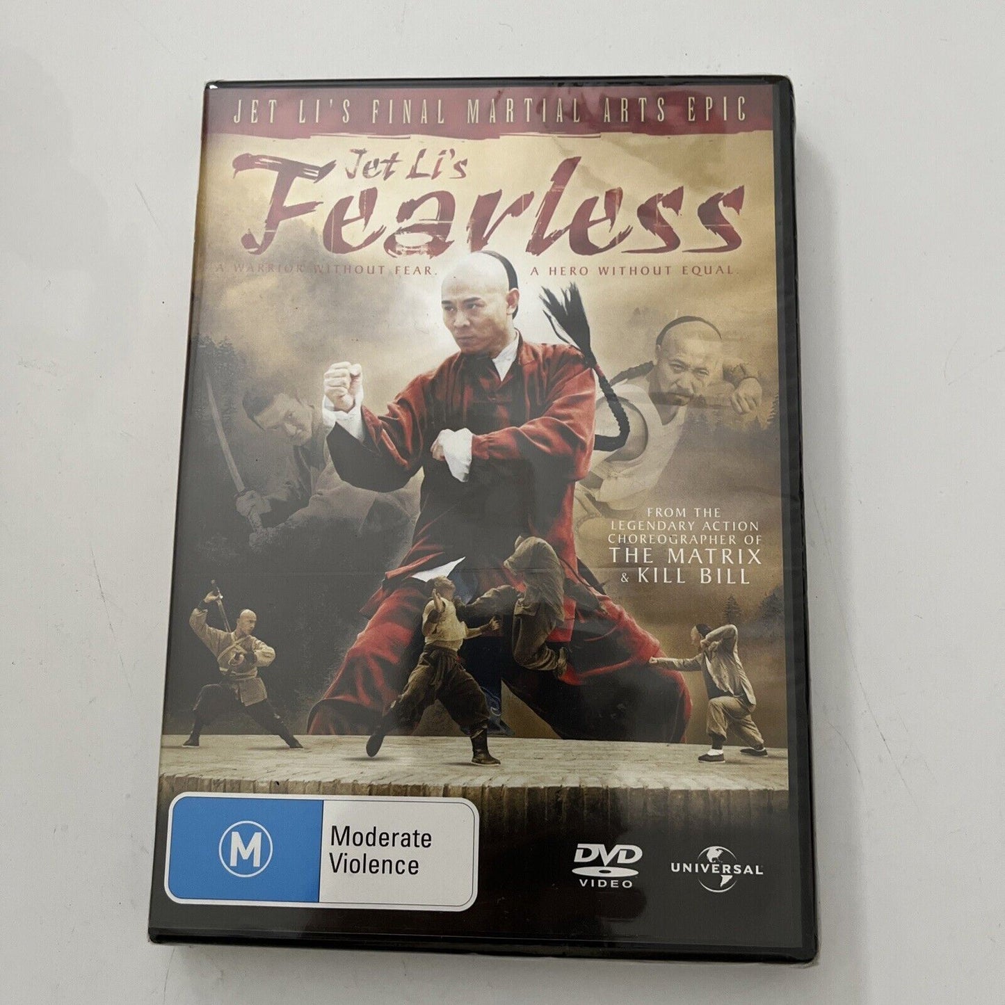 *New Sealed* Fearless (DVD, 2006) Jet Li, Li Sun, Yong Dong, Yun Qu Region 4&2