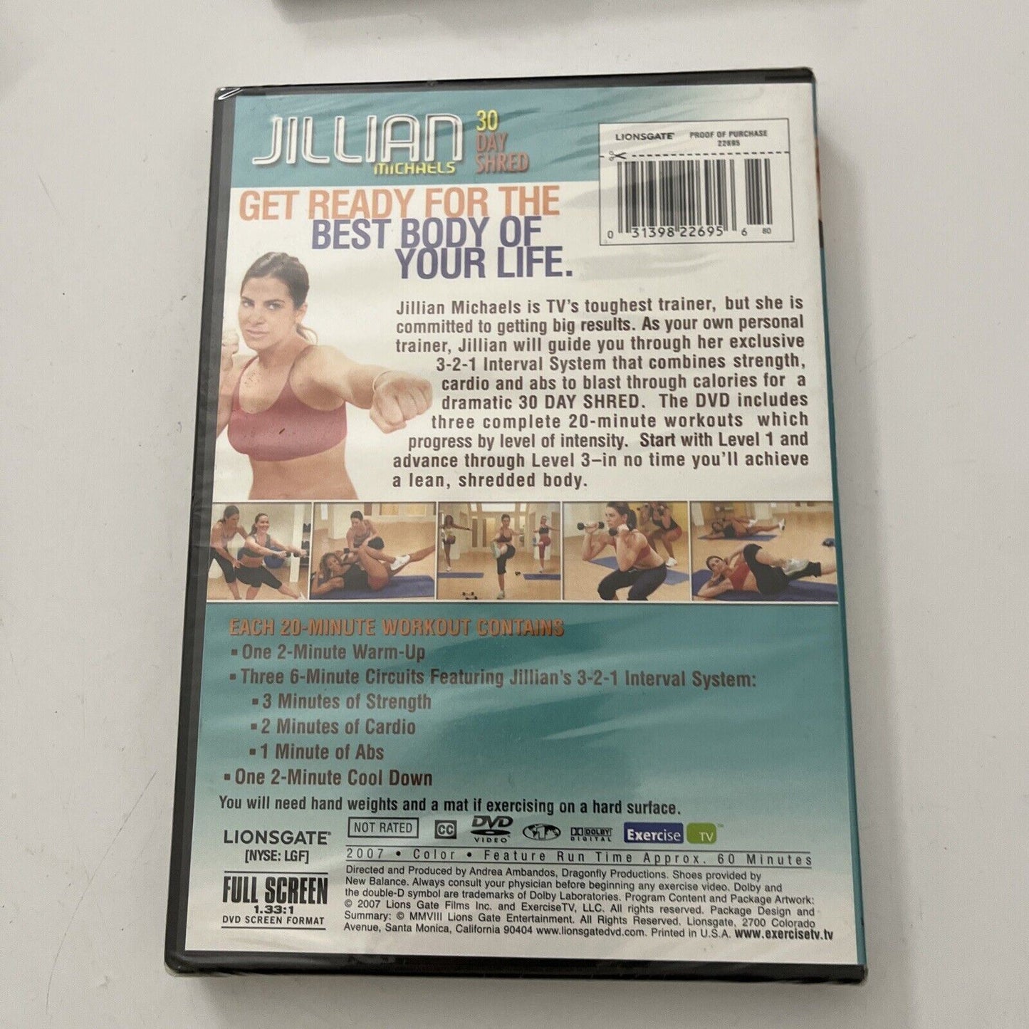 *New Sealed* Julian Michaels: 30 Day Shred (DVD, 2007) Region 1
