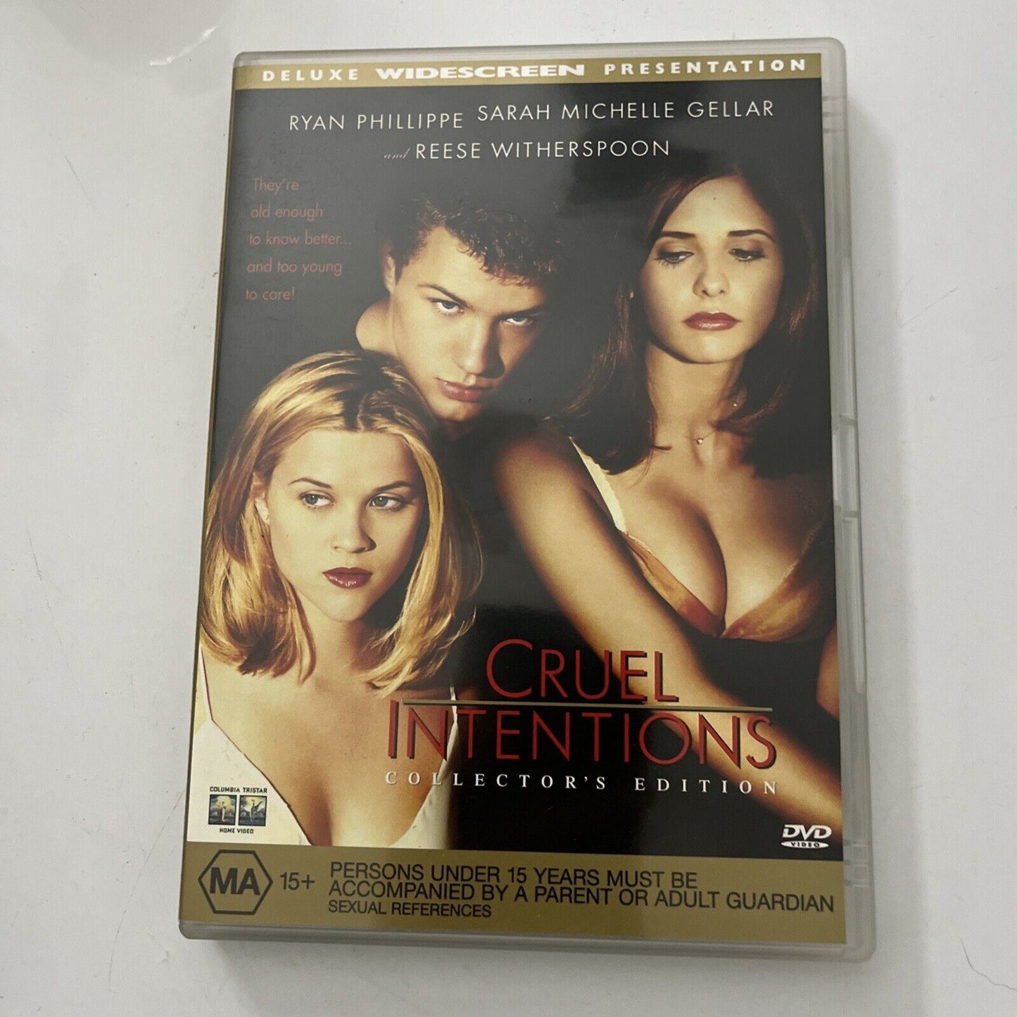 Cruel Intentions (DVD, 1999) Ryan Phillippe, Sarah Michelle Gellar, NEW Region 4