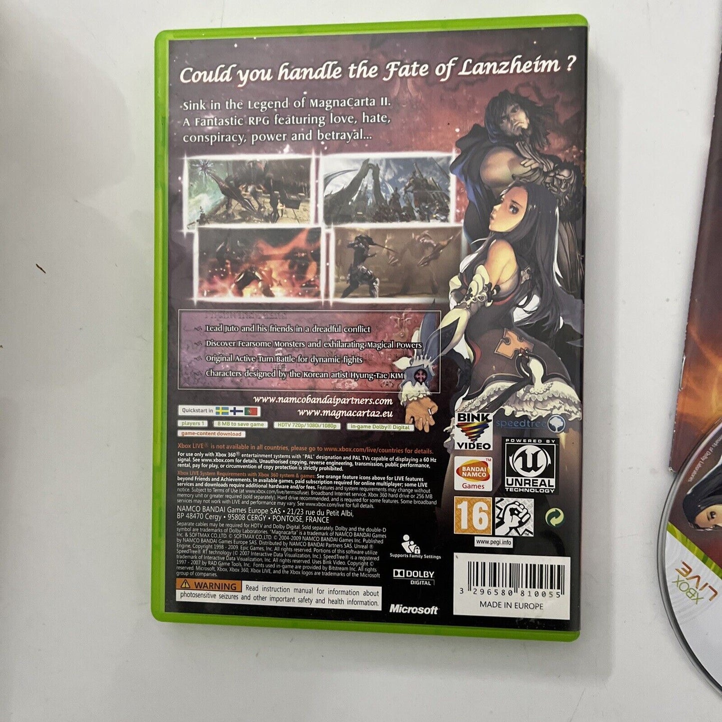 Magna Carta II 2 ~ Xbox 360 game with manual PAL