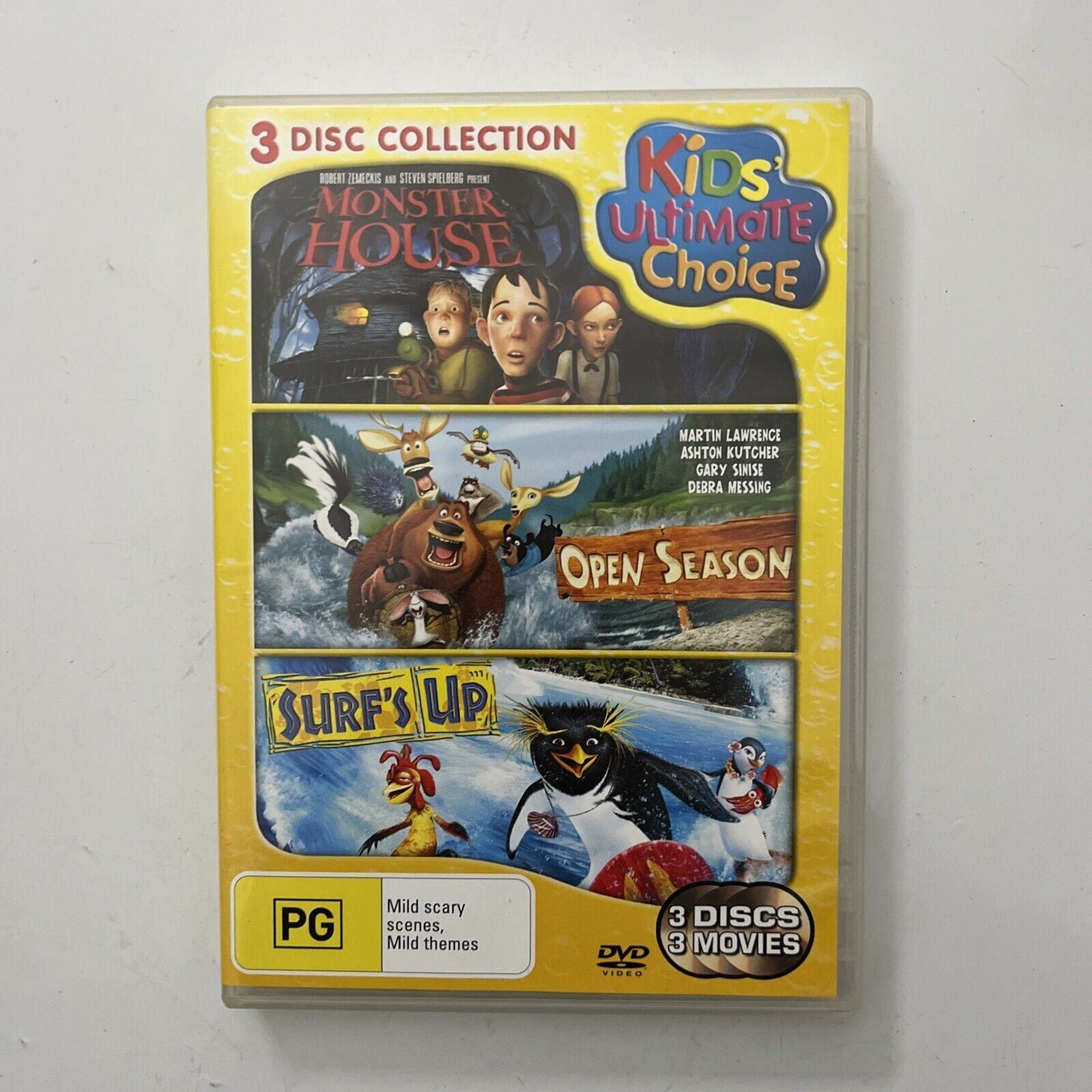 Monster House / Open Season / Surf's Up (DVD) Region 4