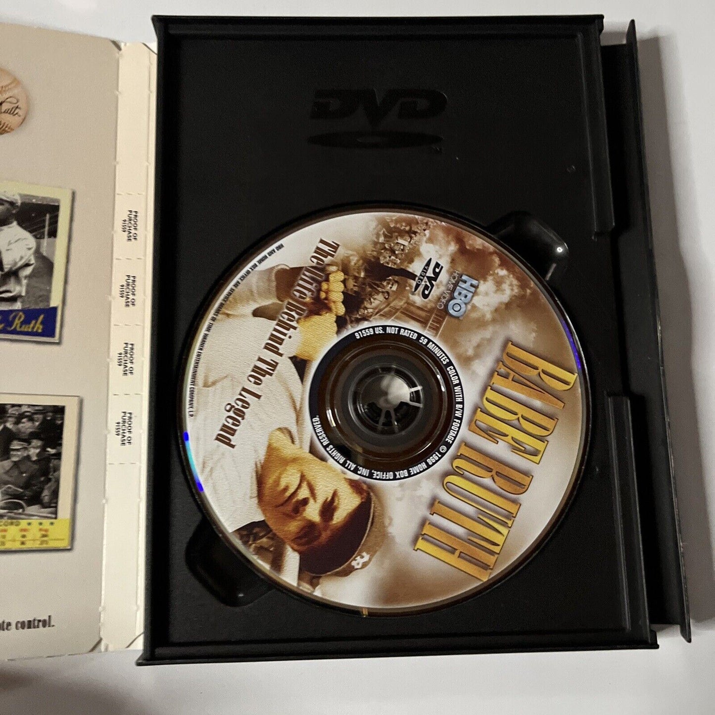 Babe Ruth - The Life Behind the Legend (DVD, 2002) HBO Region 1