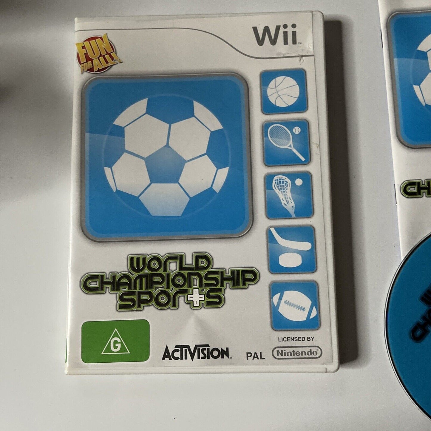 World Championship Sports - Nintendo Wii Game (PAL) Instruction manual included