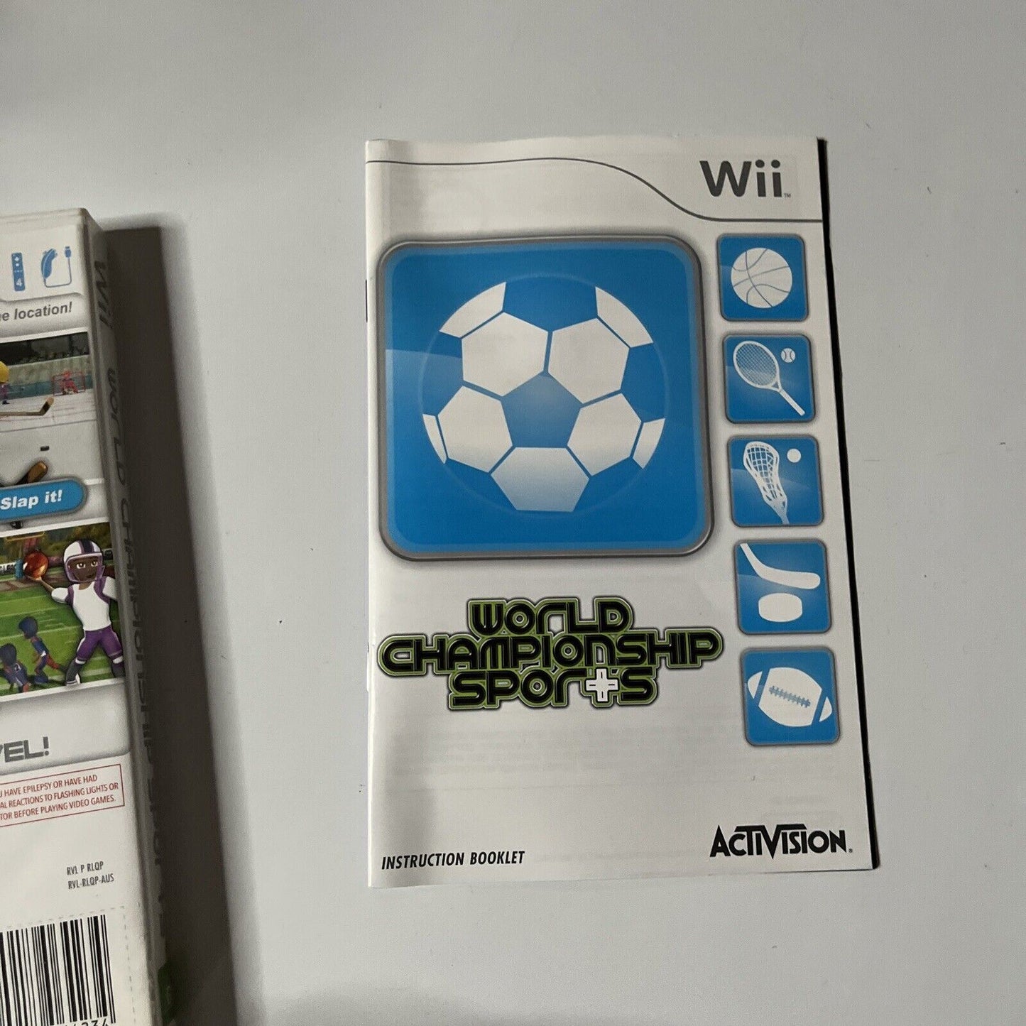 World Championship Sports - Nintendo Wii Game (PAL) Instruction manual included