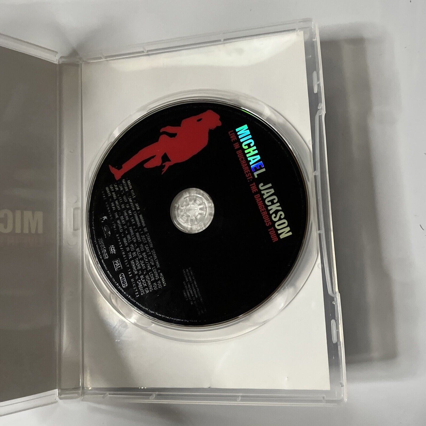 Michael Jackson Live in Bucharest The Dangerous Tour (DVD, 1992) All Regions