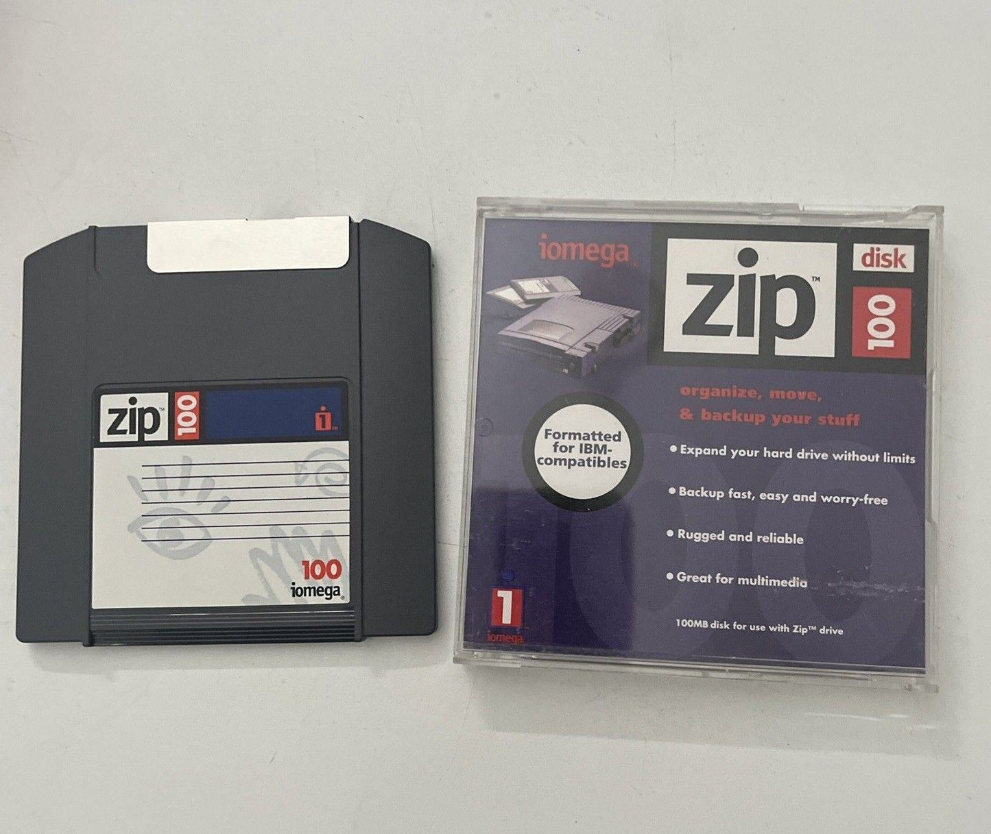 100 MB Iomega Zip Disk Used