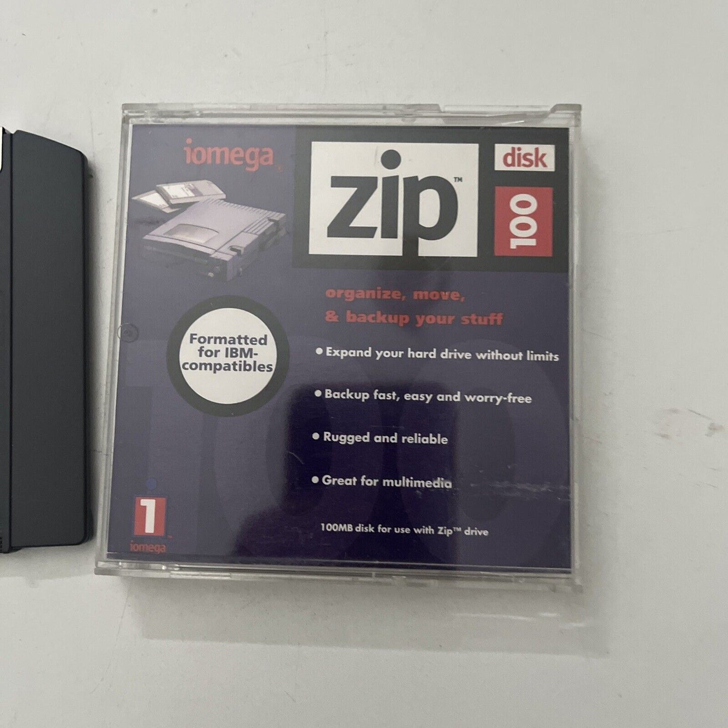 100 MB Iomega Zip Disk Used