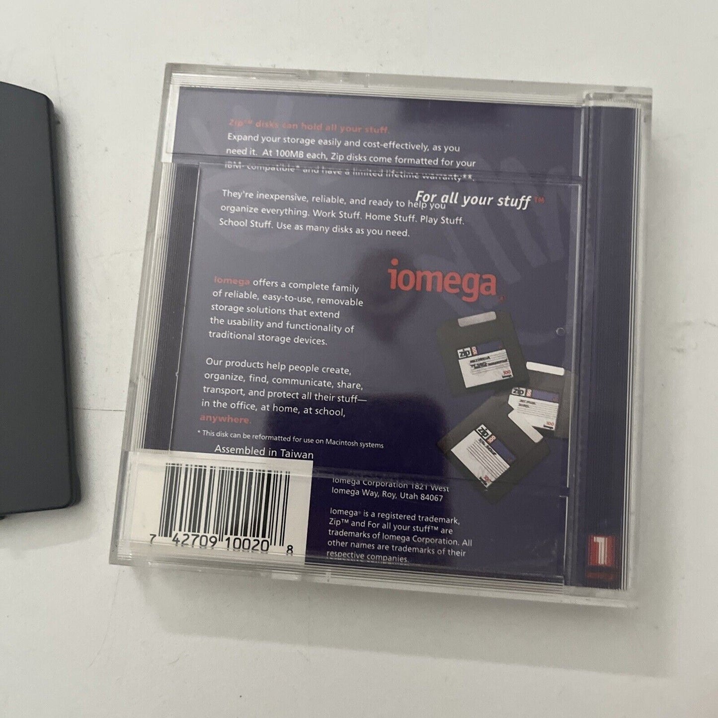 100 MB Iomega Zip Disk Used