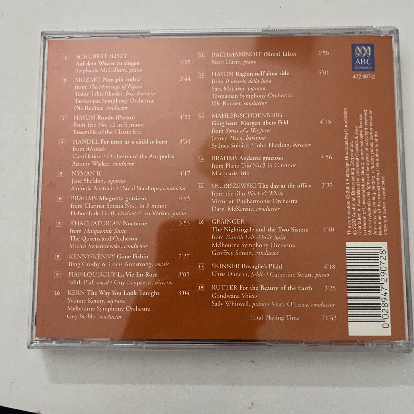 ABC Classics - Autumn - New Releases from ABC Classics (CD, 2003) NEW