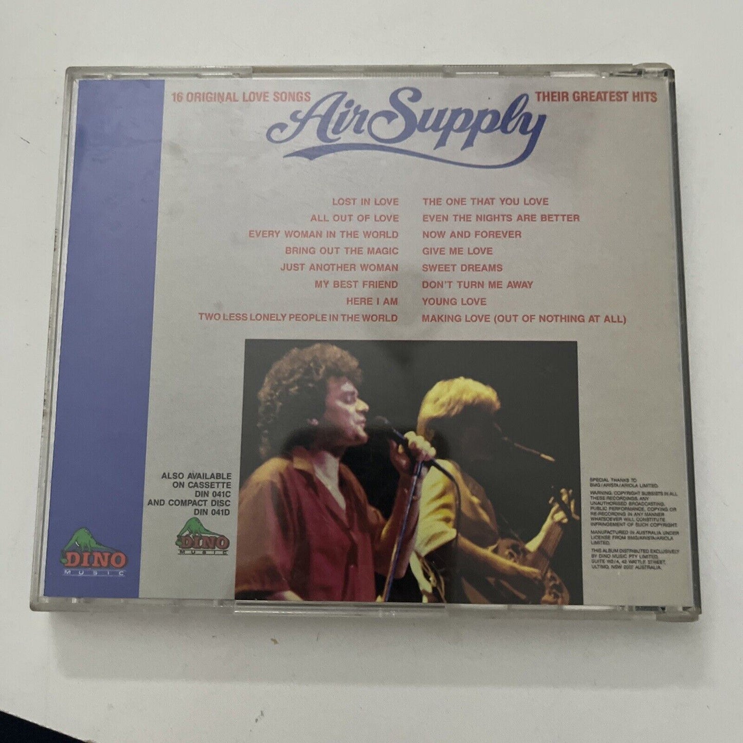 Air Supply - Love Songs - Their Greatest Hits (CD)