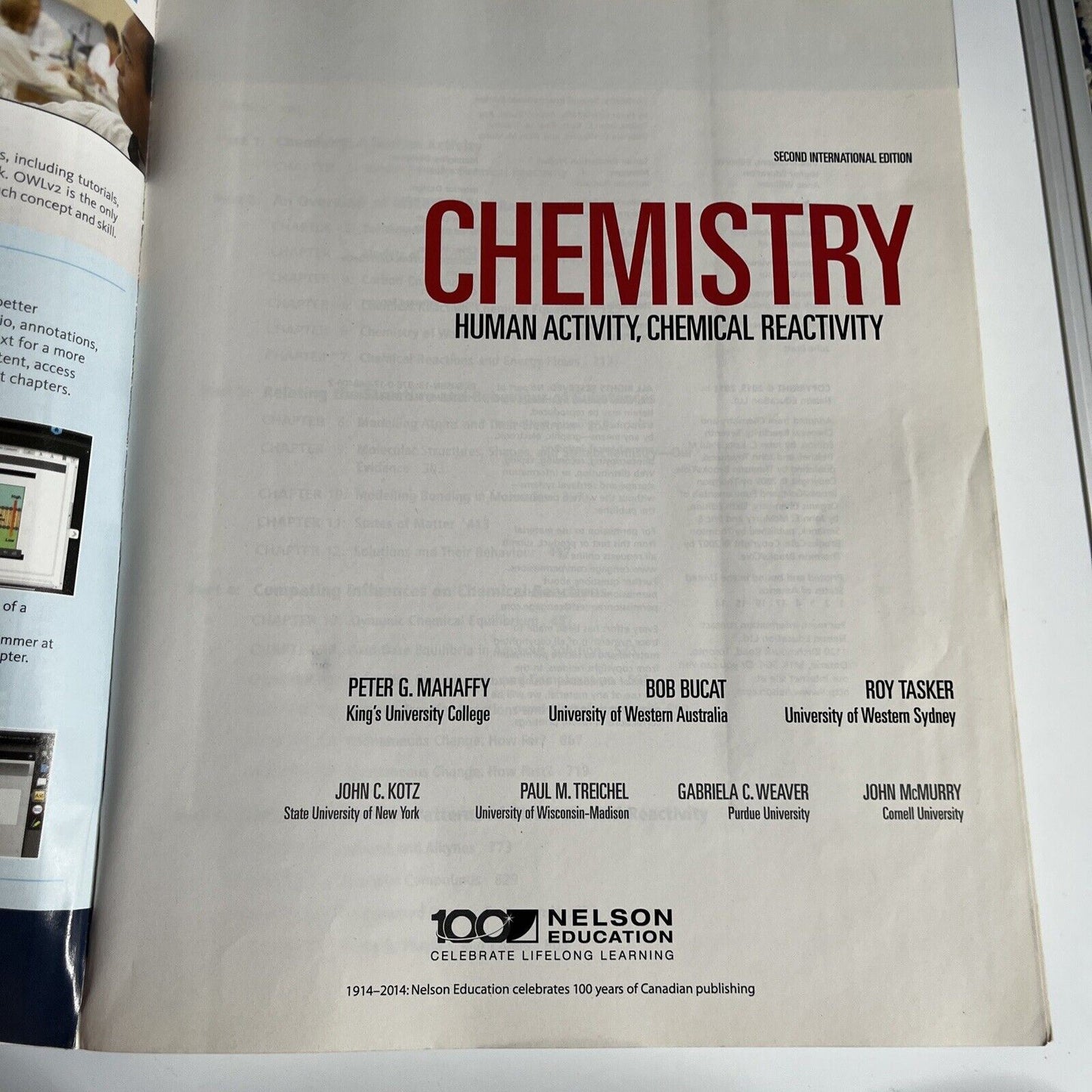 Chemistry : Human Activity, Chemical Reactivity by Peter Mahaffy