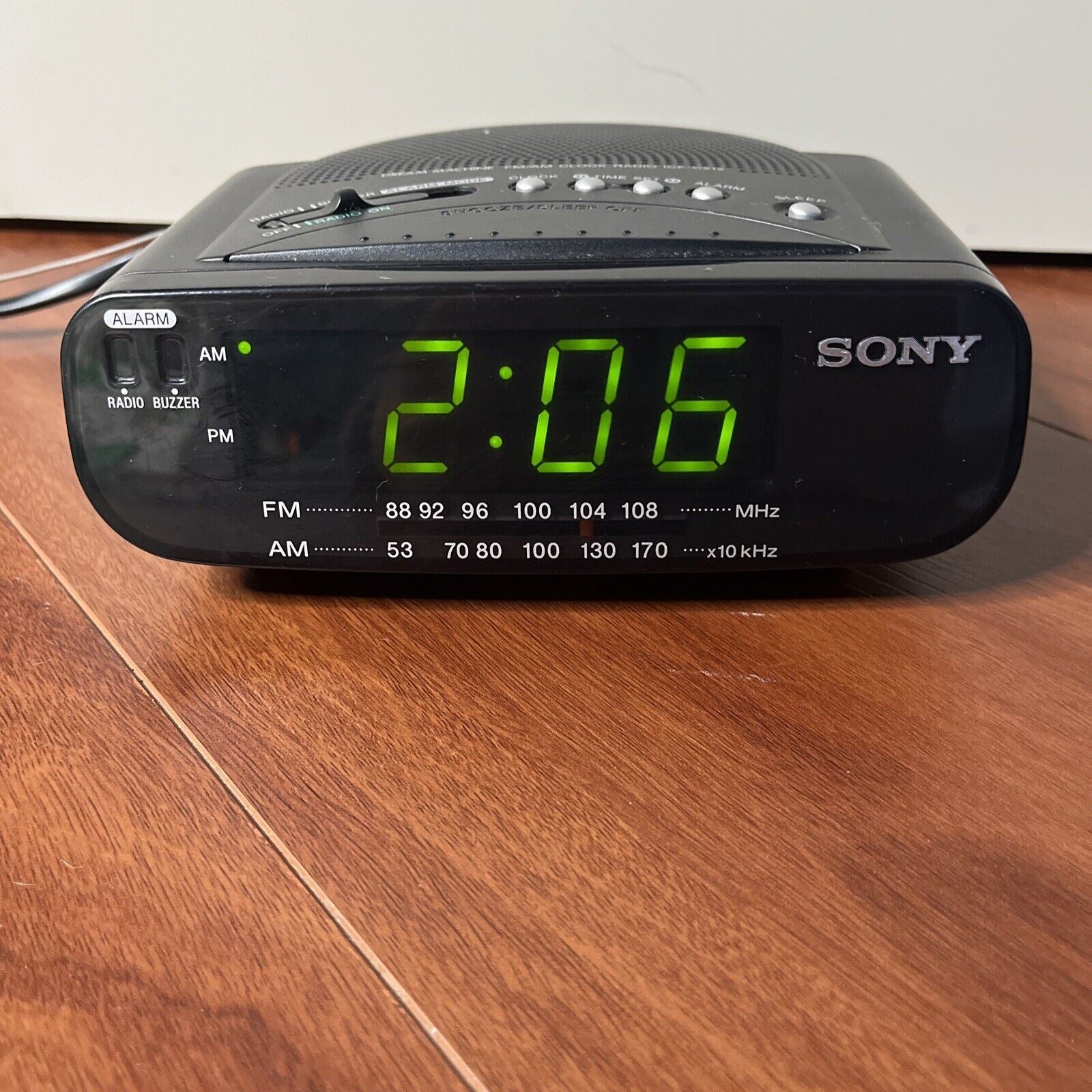 Sony Dream Machine Alarm Clock AM/FM Radio ICF-C212 – Retro Unit