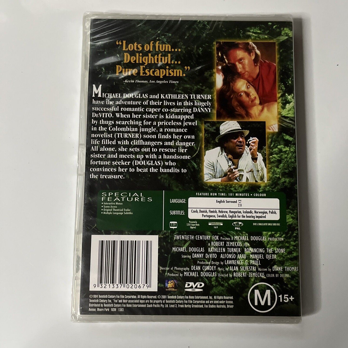 *New Sealed* Romancing The Stone (DVD, 1984) Michael Douglas, Region4