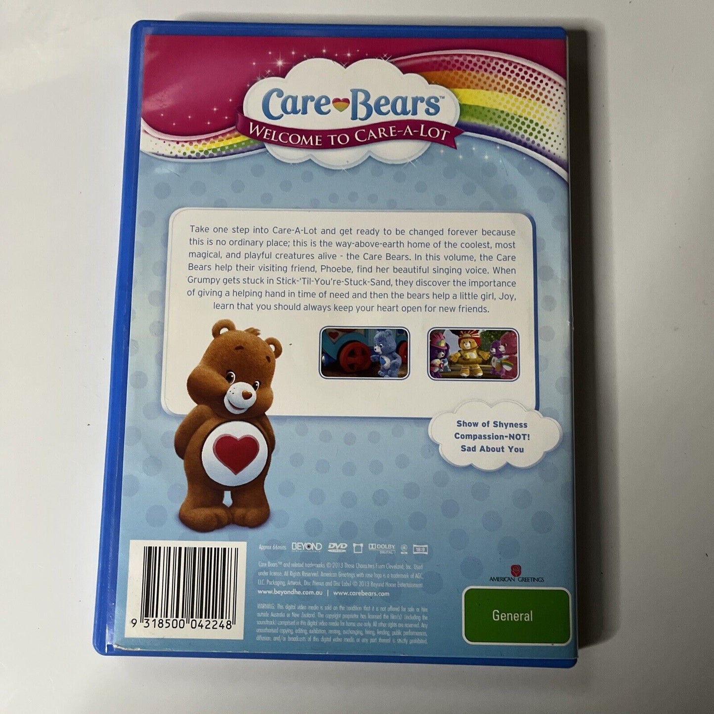 Care Bears - Welcome To Care-A-Lot - Making Friends (DVD, 2013) Region 4
