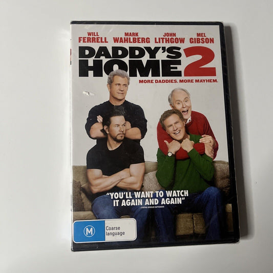 *New Sealed* Daddy's Home 2 (DVD, 2017) Will Ferrell, Mark Wahlberg, Region 4