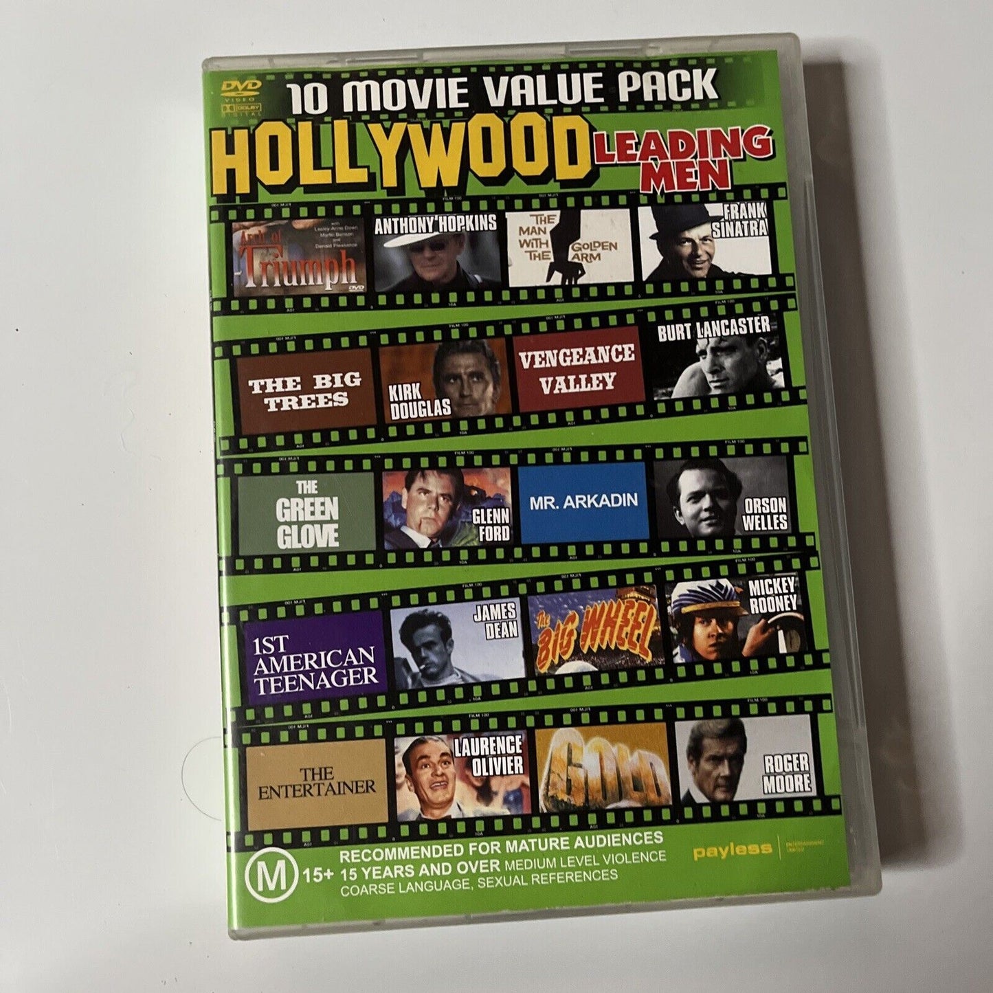 Hollywood Leading Men - DVD 10 Movie Value Pack All Regions