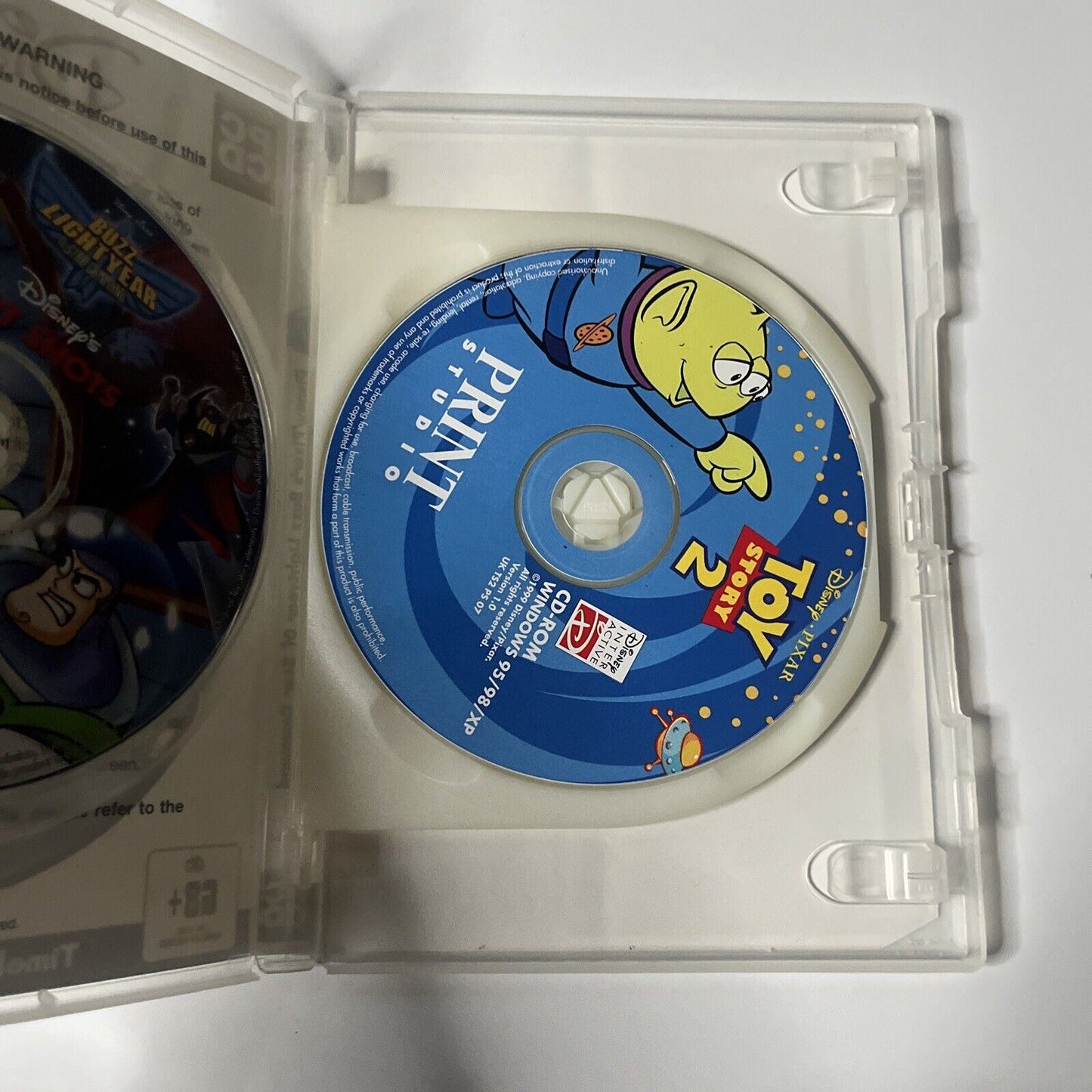 Buzz Lightyear Star Command / Toy Story 2 Studio PC CDROM Video Game