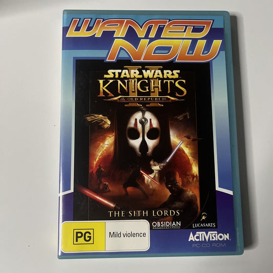 Star Wars: Knights Of The Old Republic II PC CDROM