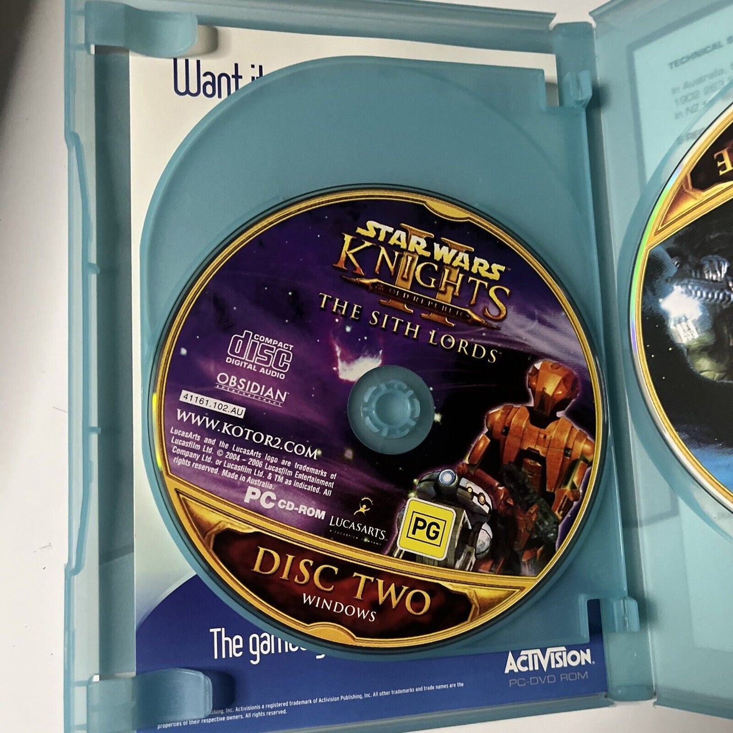 Star Wars: Knights Of The Old Republic II PC CDROM