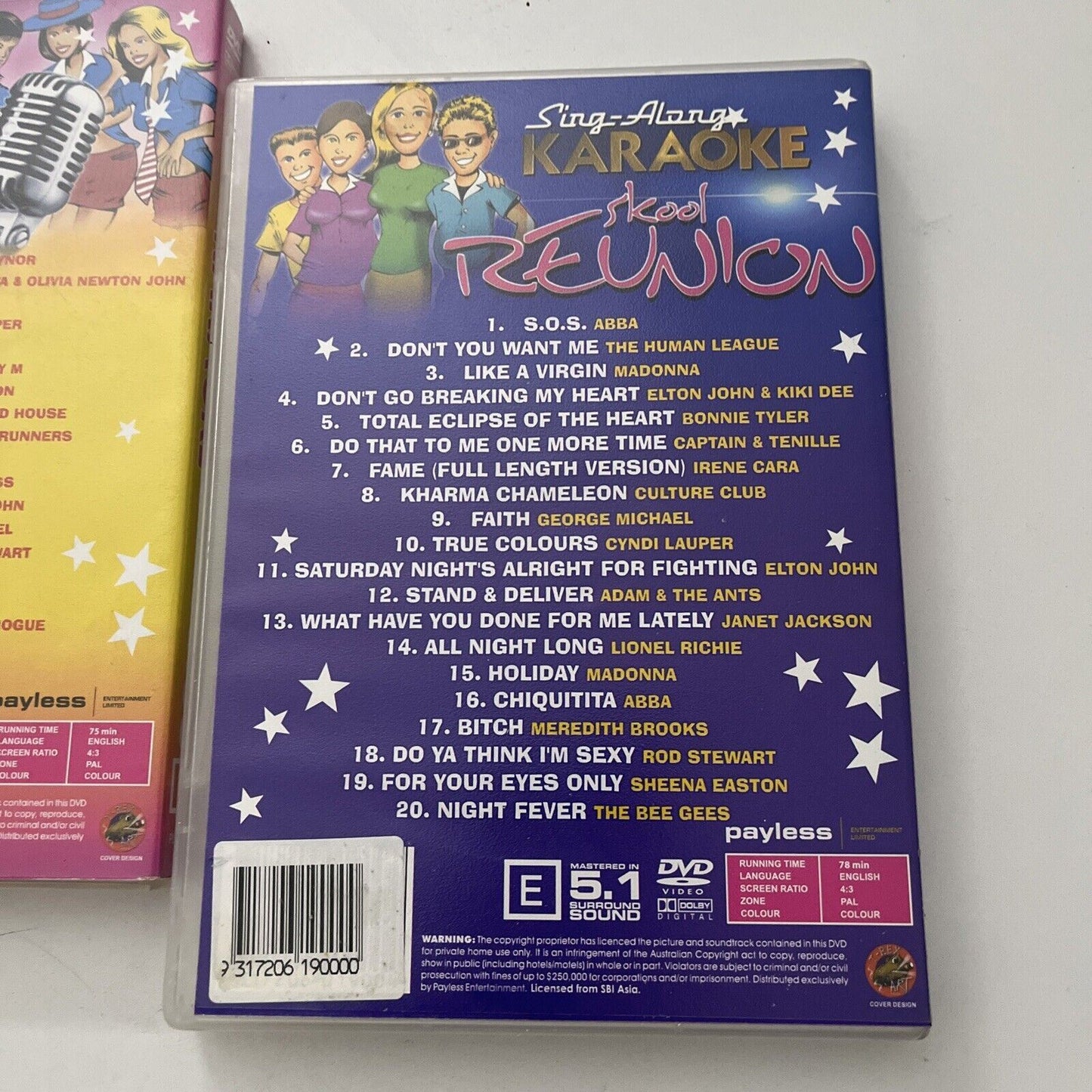 Sing-Along Karaoke: Skool Reunion / Skool Classics (DVD, 2-Disc) All Regions