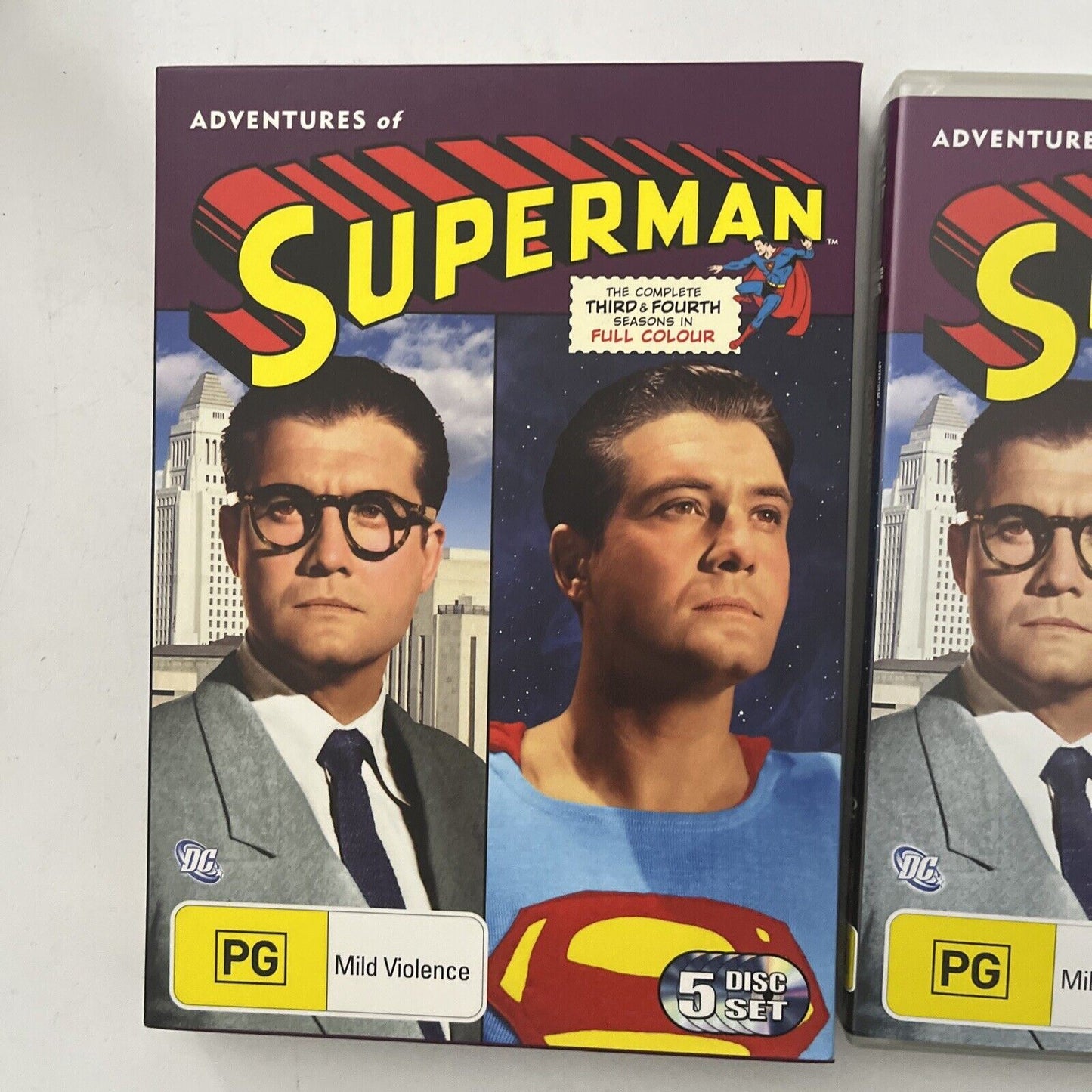 Adventures Of Superman : Season 3-4 (DVD, 1953, 5-Disc) Region 4
