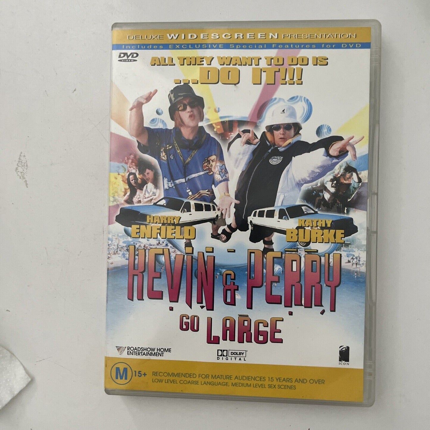 Kevin And Perry Go Large (DVD, 2000) Harry Enfield, Kathy Burke, Regio ...