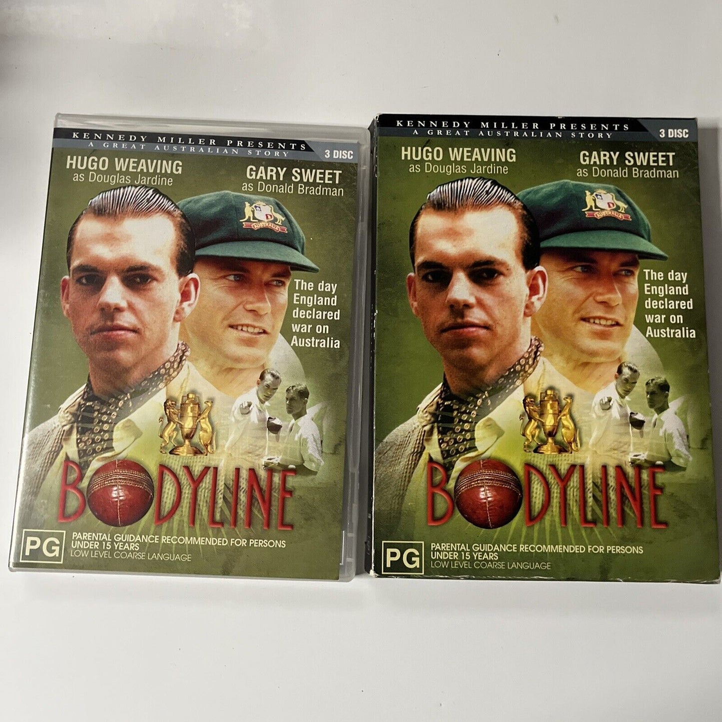 Bodyline - The Mini Series (DVD, 1984, 3-Disc) Hugo Weaving, Gary Sweet Region 4