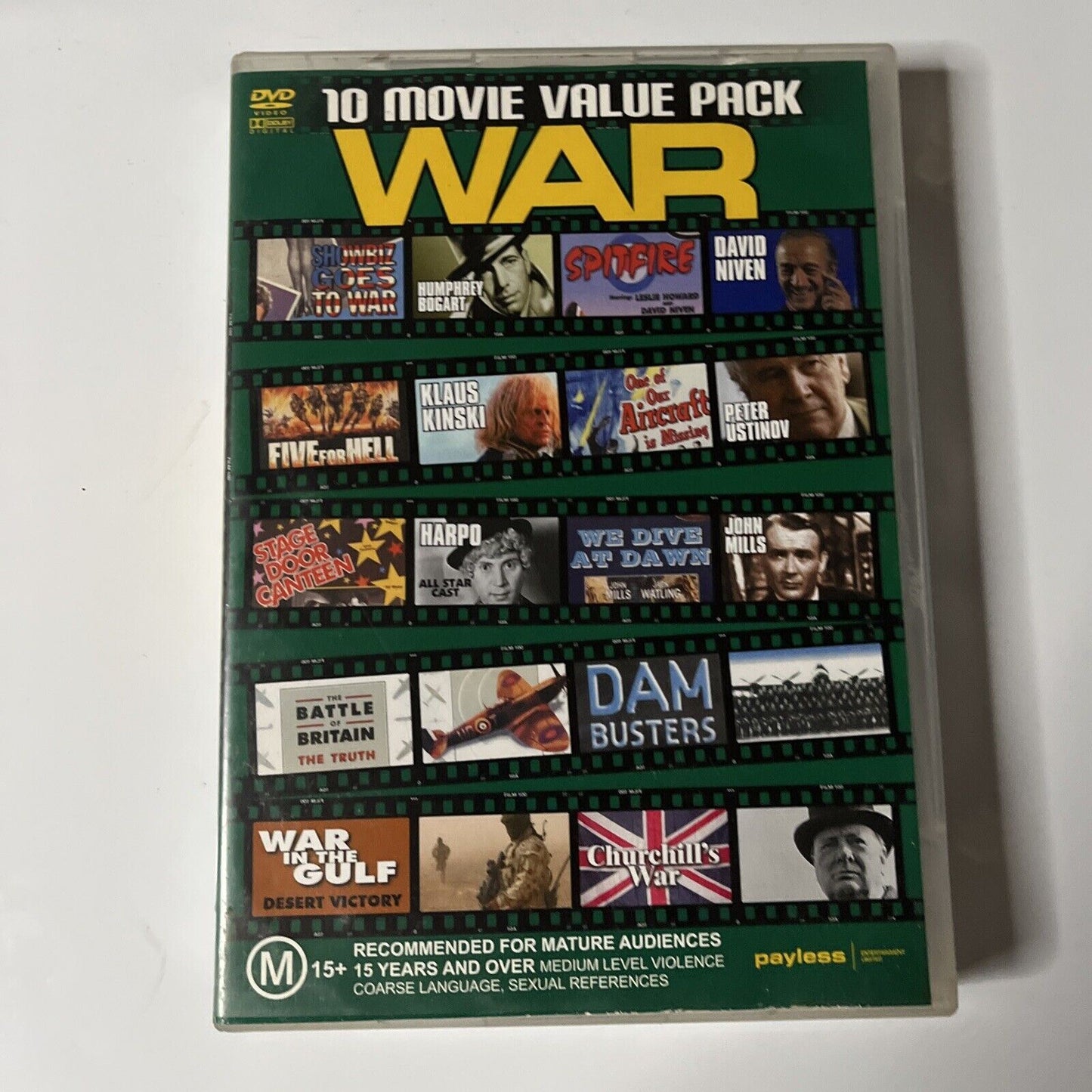 10 War Movie Value Pack DVD (4-Disc Set) All Regions