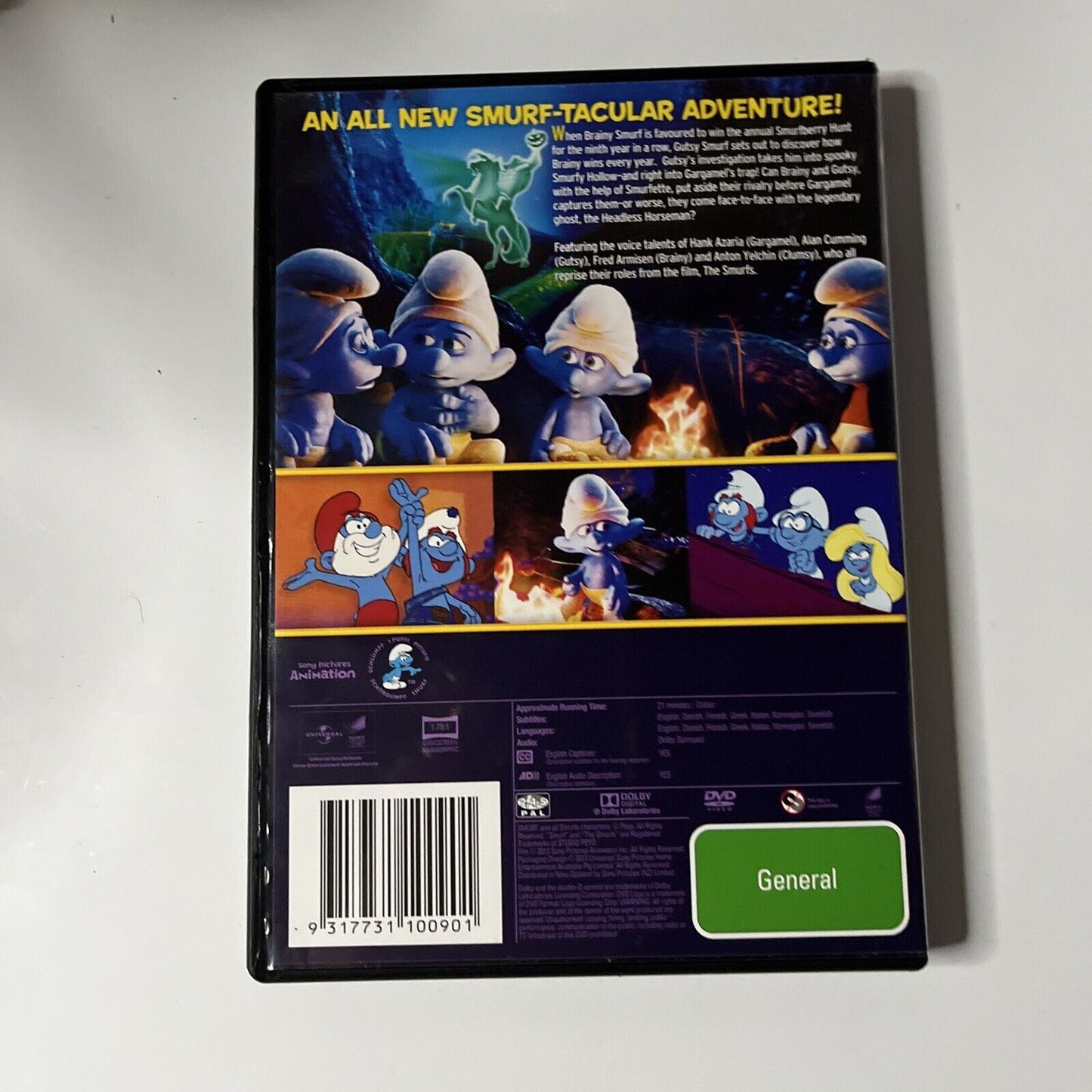 The Smurfs - The Legend Of Smurfy Holllow (DVD, 2013) NEW Region 4&2