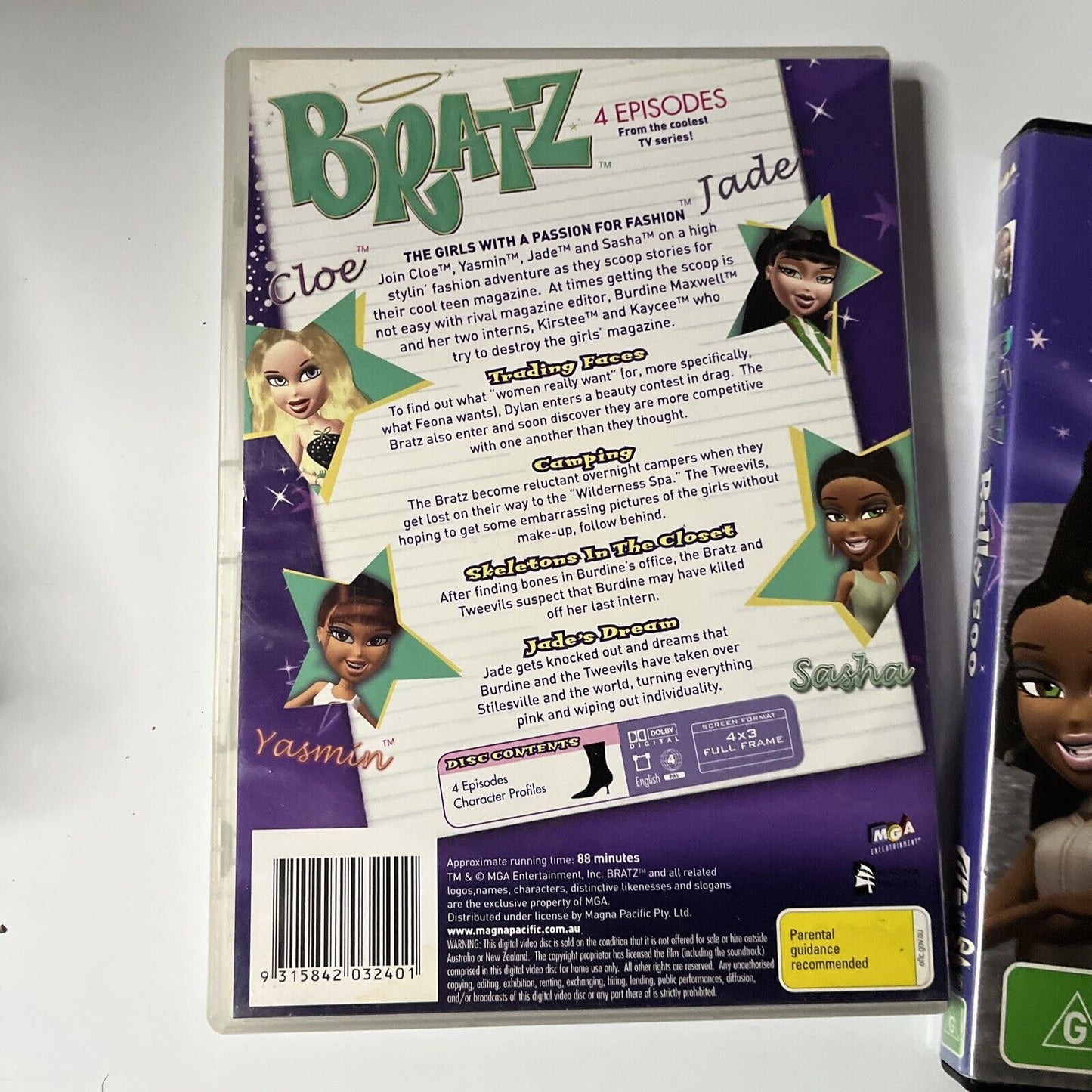 Bratz - Camping / Rally 500 (DVD, 2005, 2-Disc) Region 4