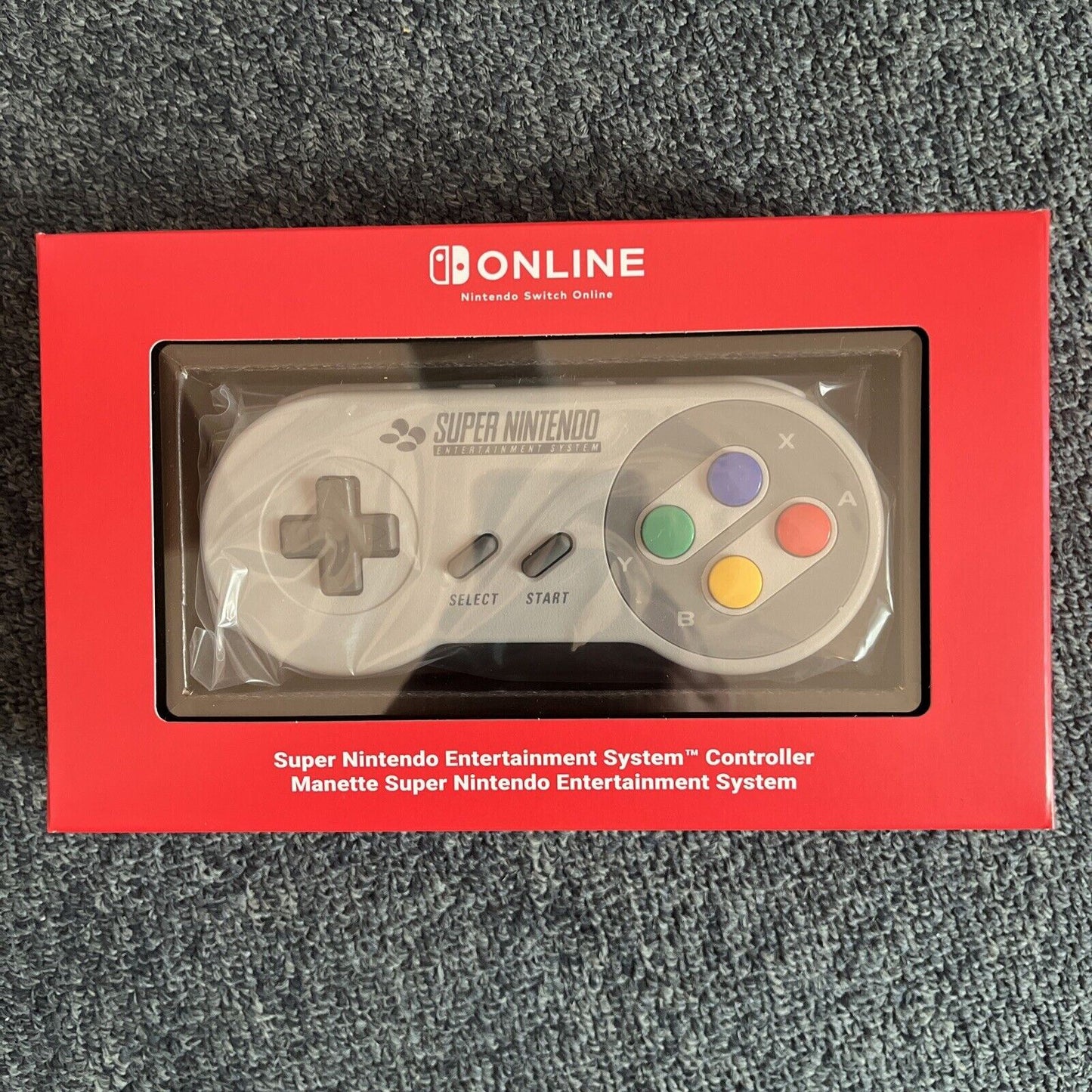 *New* Super Nintendo Entertainment System Controller For Nintendo Switch