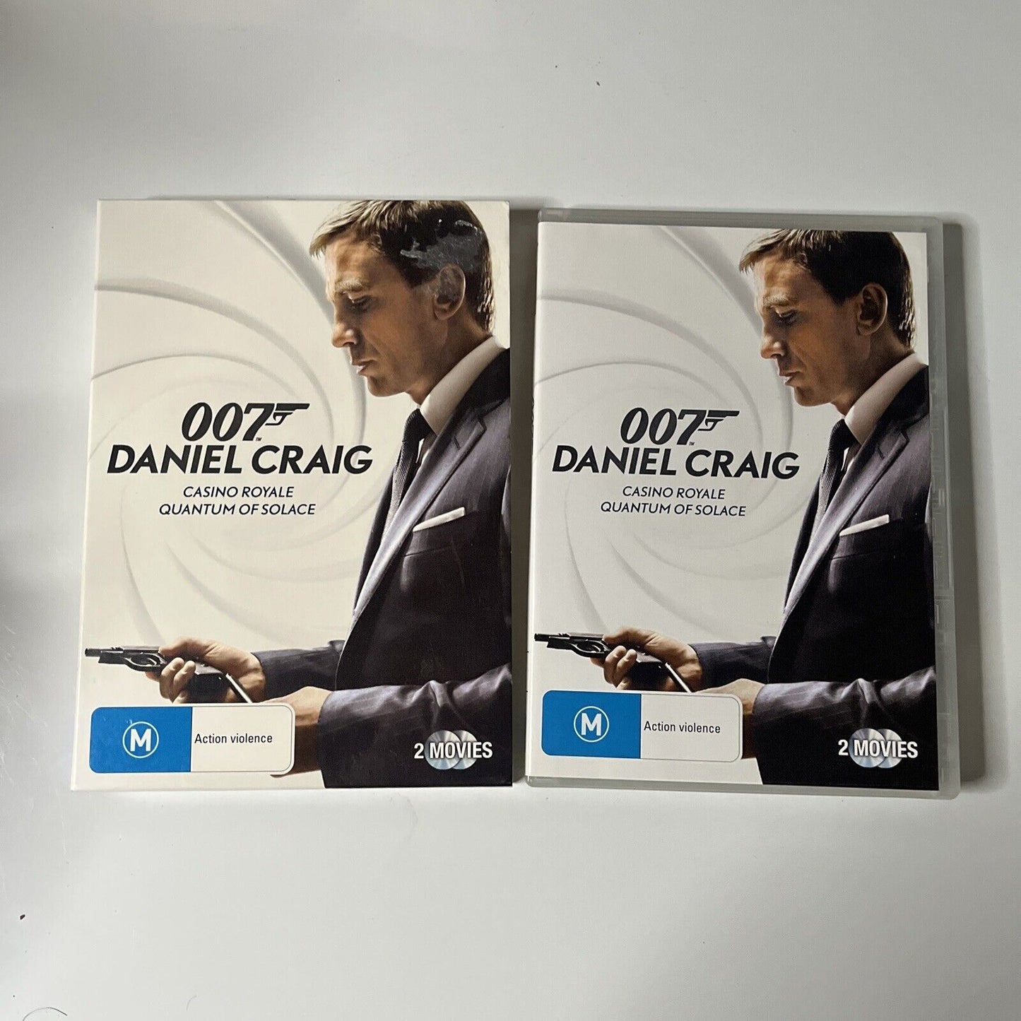 007 Casino Royale / Quantum Of Solace (DVD, 2008, 2-Disc) Daniel Craig Region 4