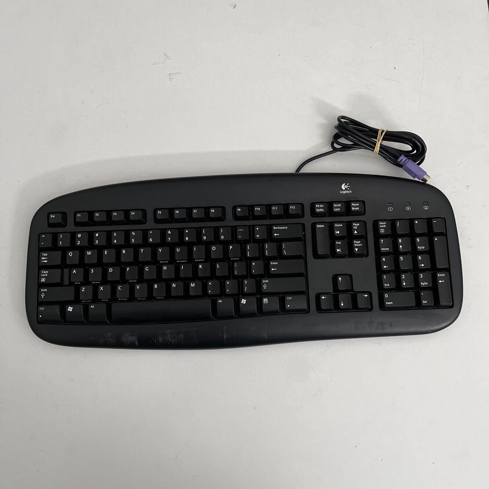 Logitech Deluxe Keyboard Y-SU61 PS/2 Port – Retro Unit
