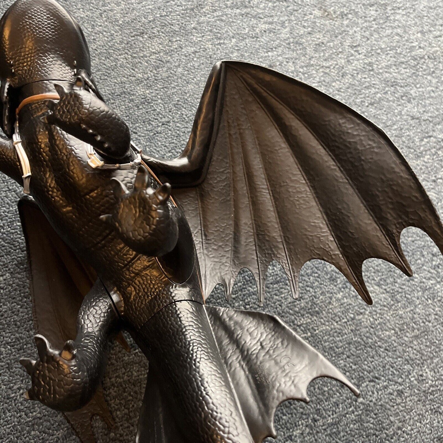 Mega Toothless Dragon 23" Spin Master Nightfury Mega Alpha Blue Spine Toy 2014